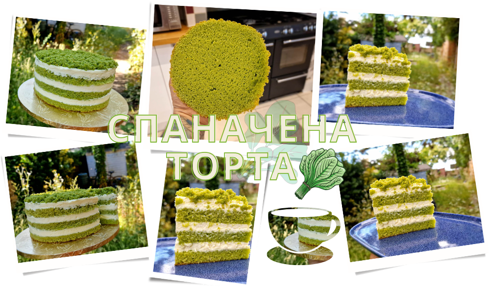 Как да си приготвим перфектната💚 Спаначена торта, без капка БОЯ